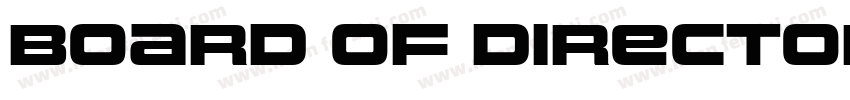Board of Directors W00 Heavy字体转换
